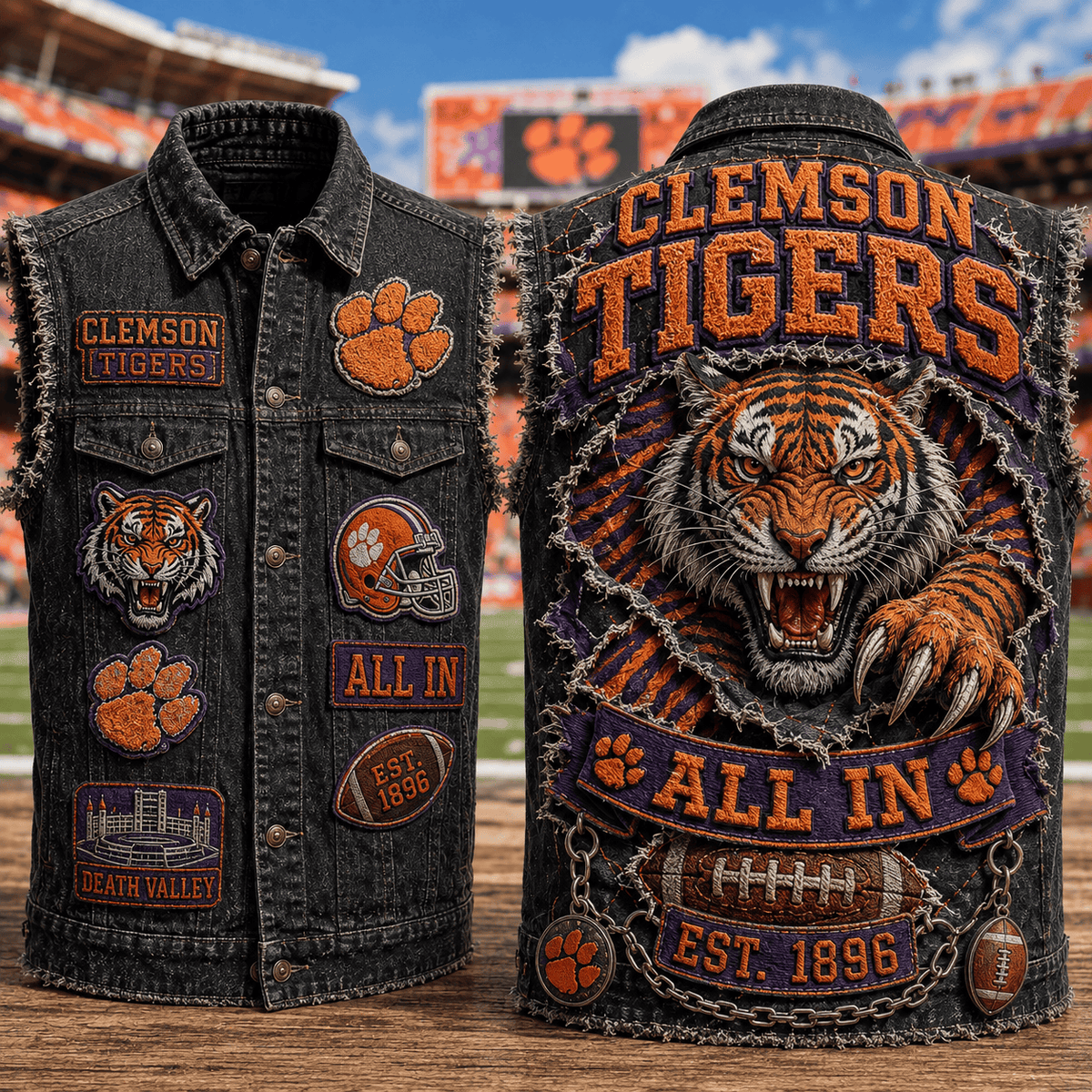 CTFB PREMIUM DENIM VEST TTNL