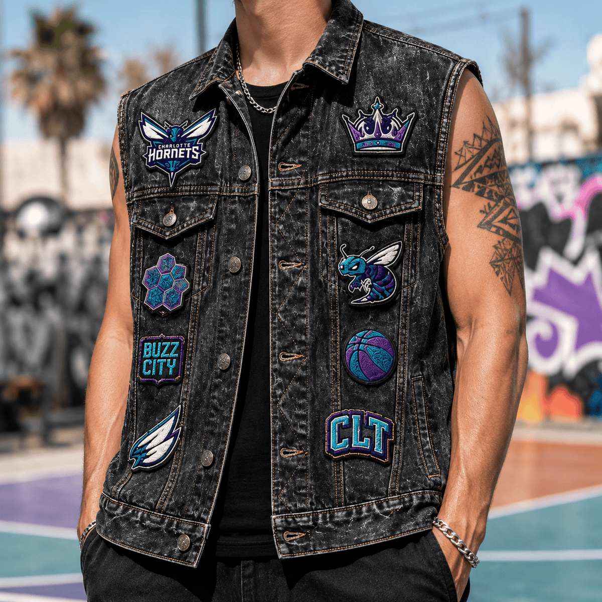CLH PREMIUM DENIM VEST NVH