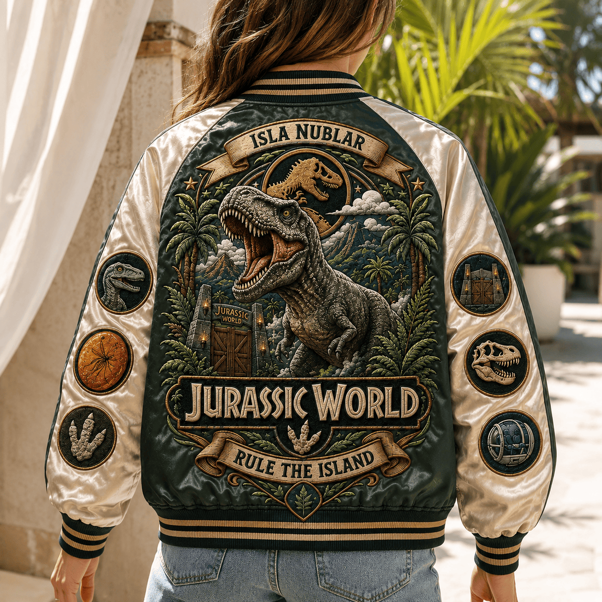 PREMIUM JRSW SATIN BASEBALL JACKET NTNA