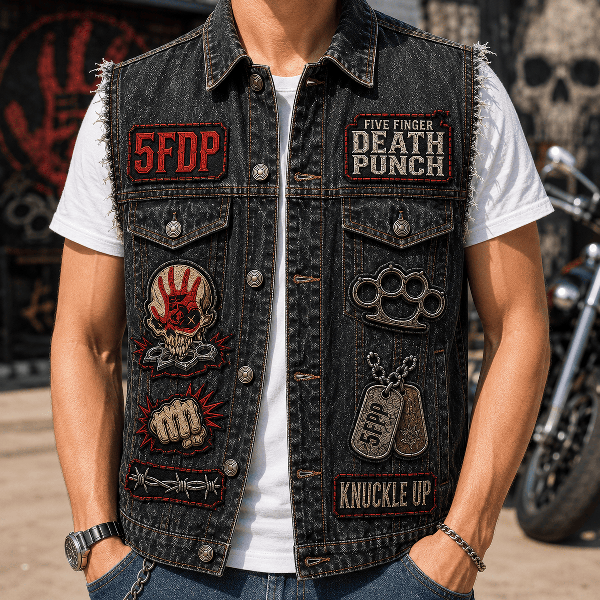 FFDP PREMIUM DENIM VEST TTNL