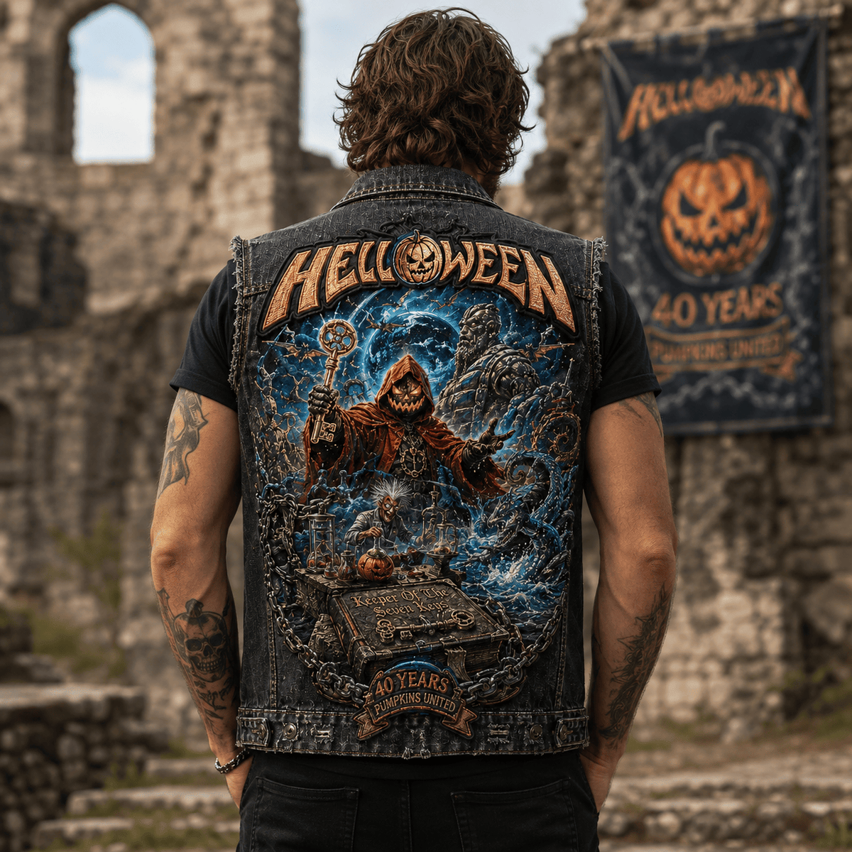 HLWB PREMIUM DENIM VEST NVH
