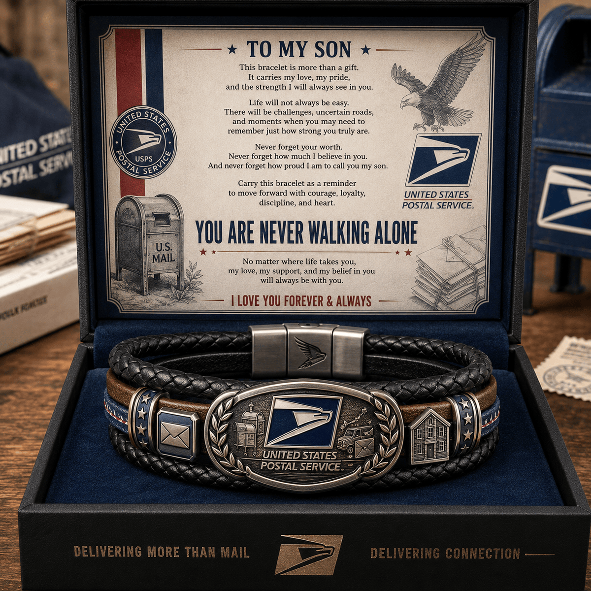 USPS Braided Bracelet Set NVH