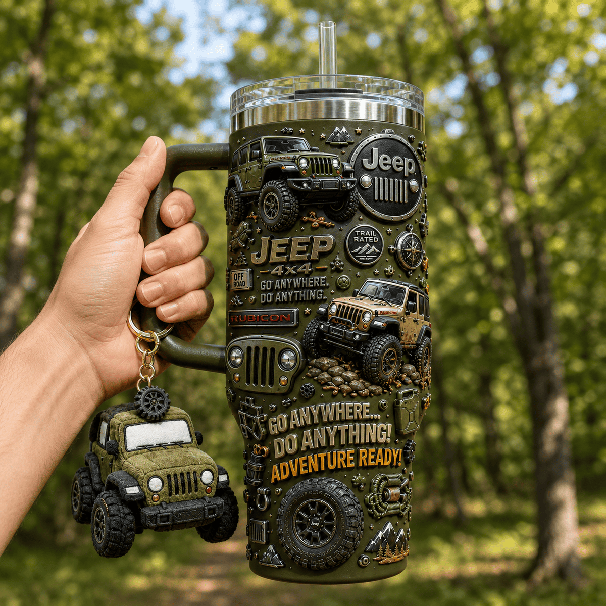 JEP 40oz Tumbler With Handle DNBN