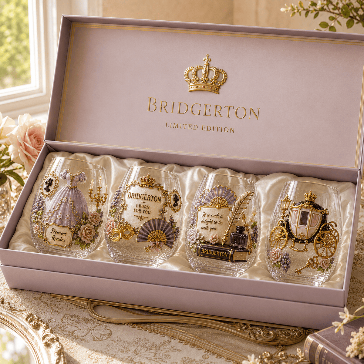 Premium BDGT Whiskey Glass Set TMH