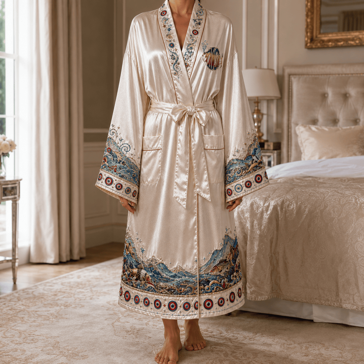 PREMIUM PIH Satin Robe NVH