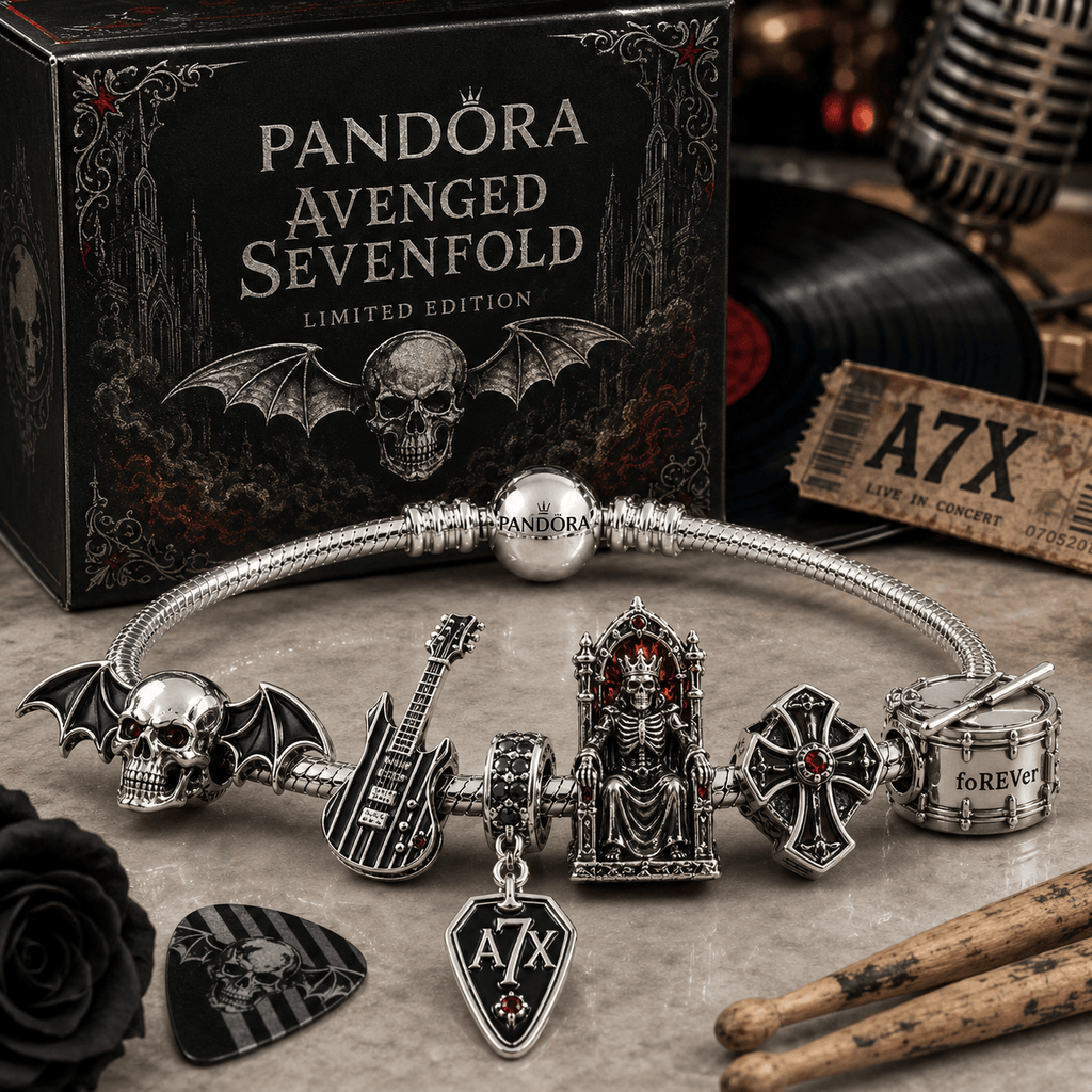 SVD Silver Charm Bracelet Set NTVA