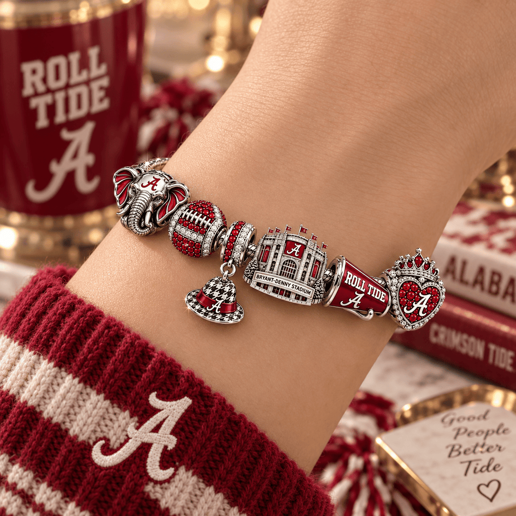 ACT Silver Charm Bracelet Set NTTB