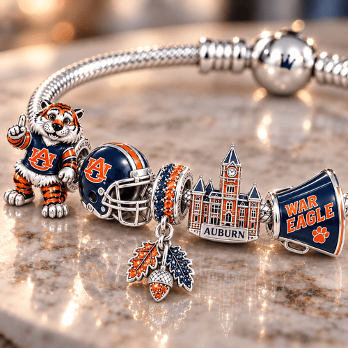 ABTG Silver Charm Bracelet Set NTTB