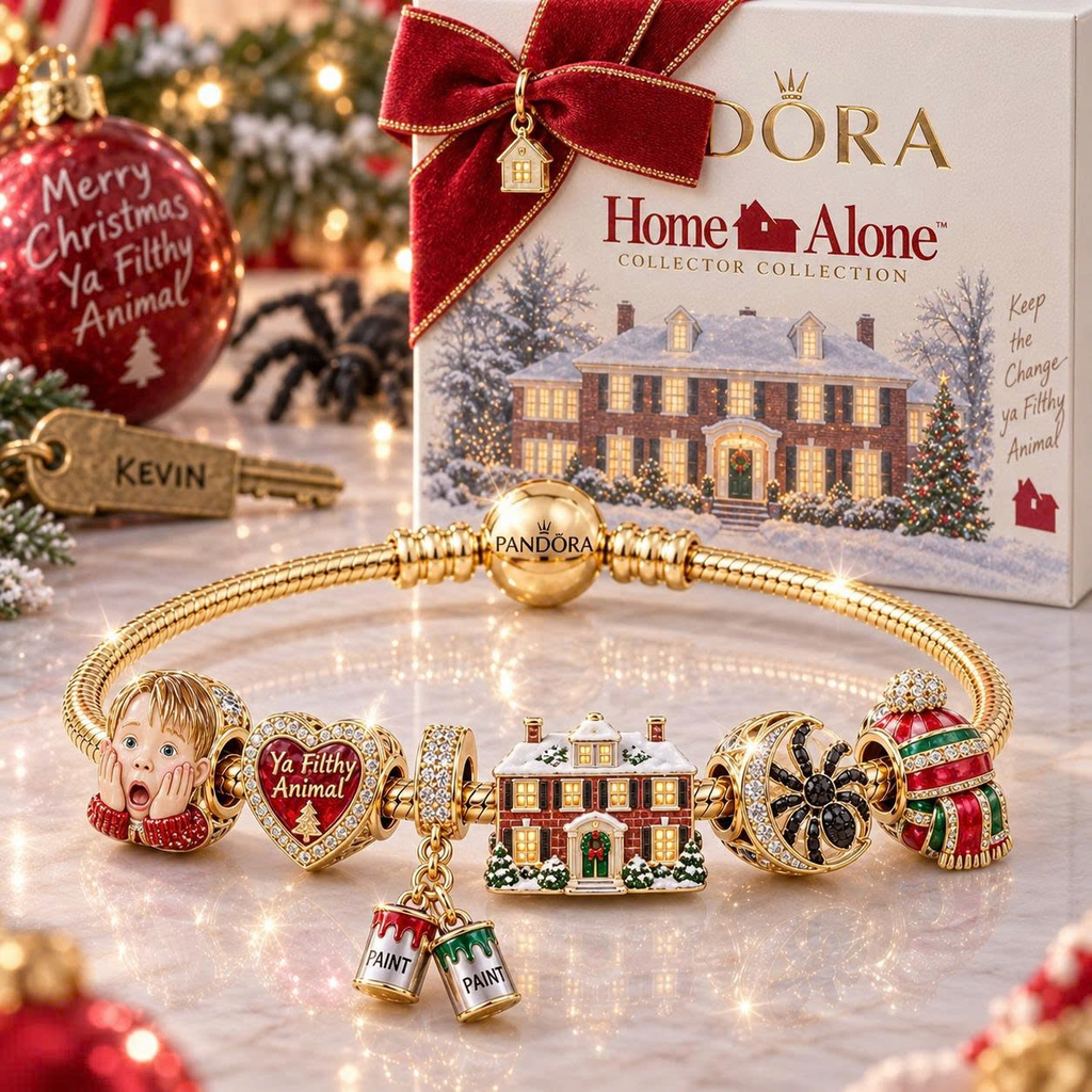 HAE Gold Charm Bracelet Set VTH