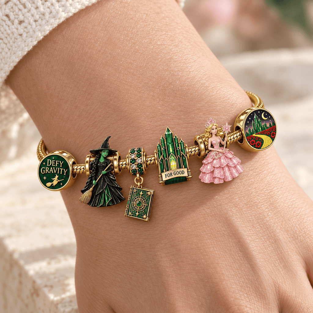 WCKD Gold Charm Bracelet Set HQH