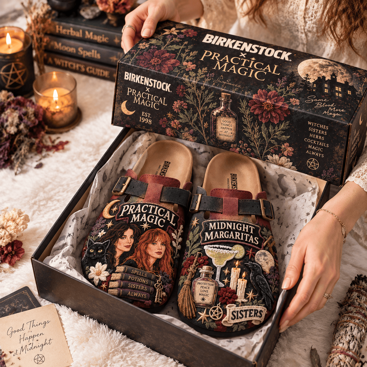PREMIUM PTCM MINK SUEDE CLOGS TTNL