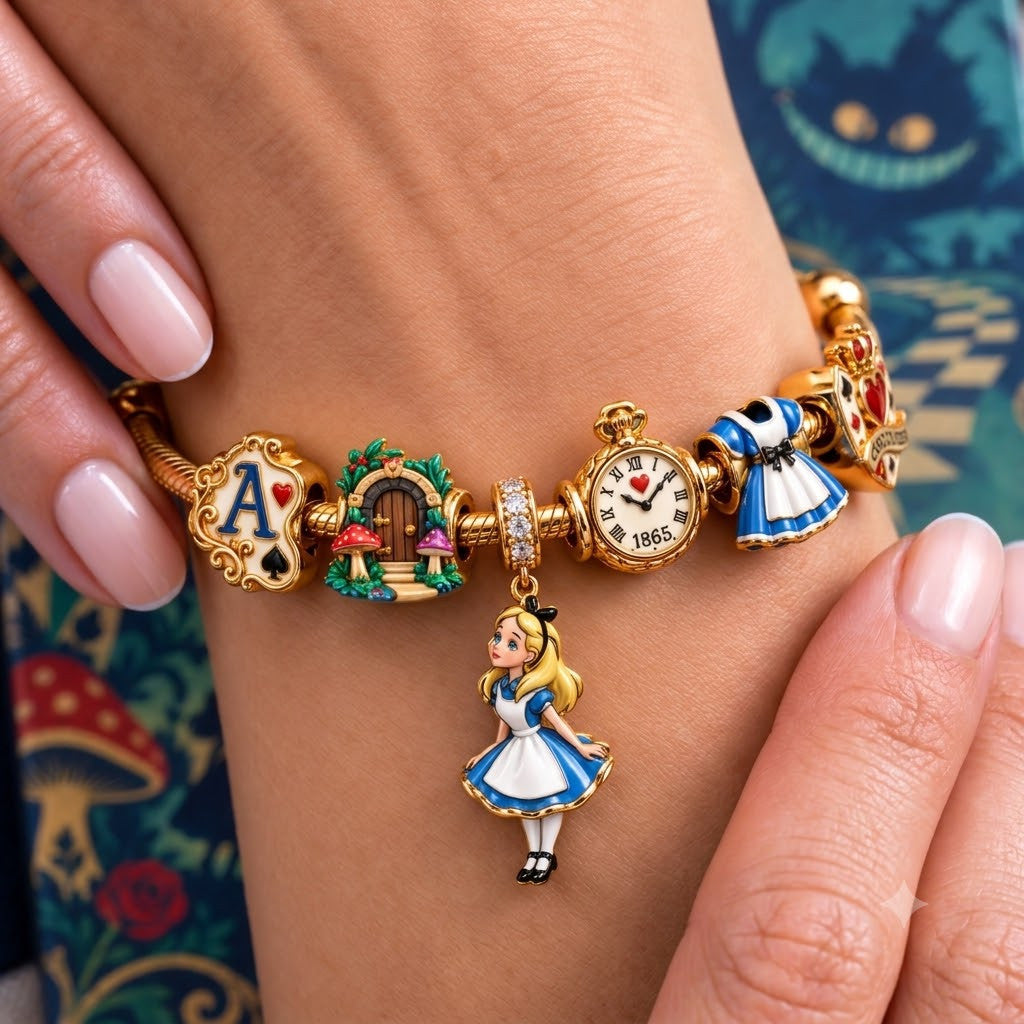 ALW Silver Charm Bracelet Set NTVA