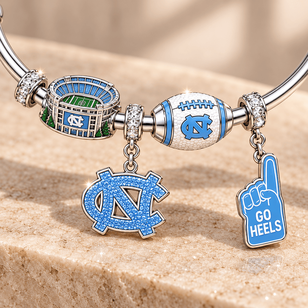 NCTH Silver Charm Bracelet Set TMH