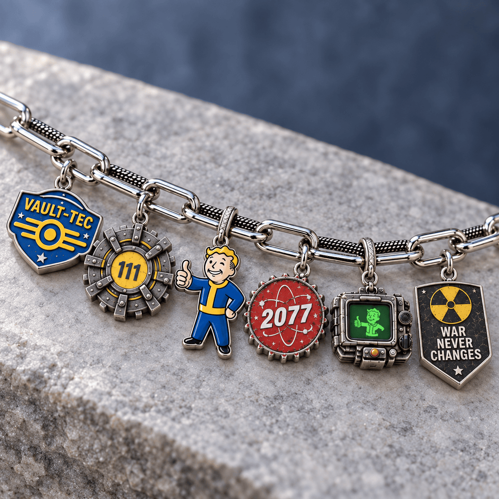 FOG Silver Charm Bracelet Set NTVA