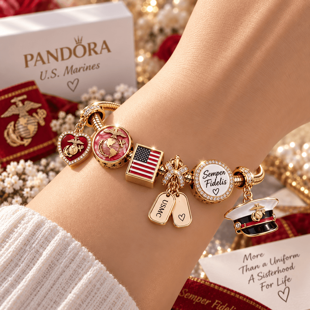 USMR Gold Charm Bracelet Set TTN