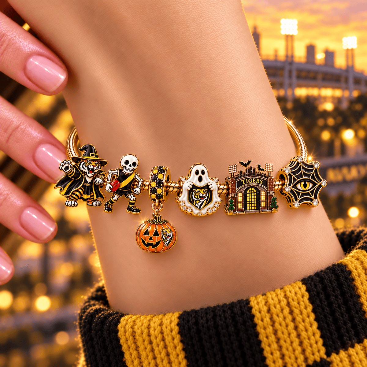 RFC Gold Charm Bracelet Set NHVH
